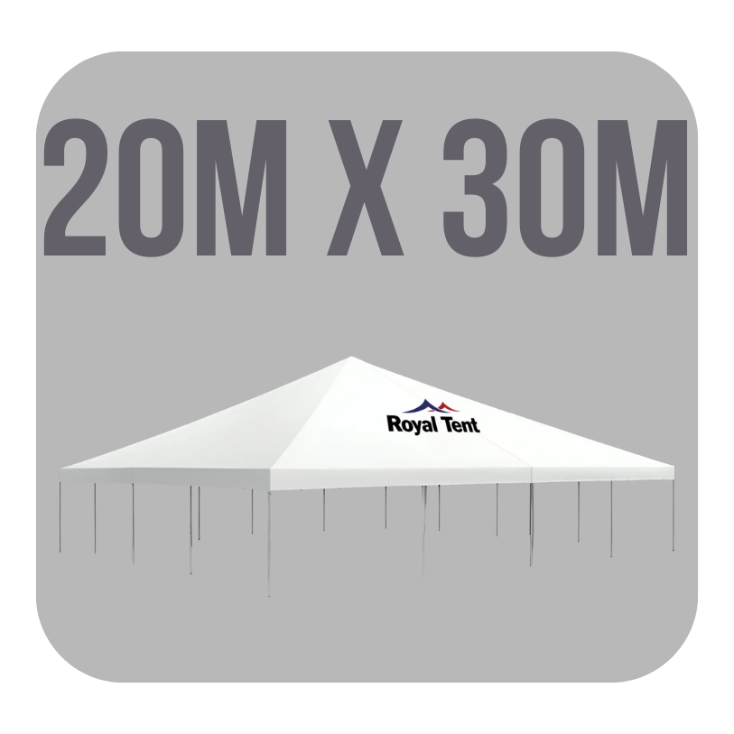 20M x 30M Heavy Duty Double Gable Frame Tent